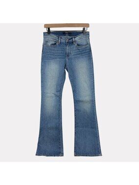 Hudson Drew Boot Medium Wash Jeans Womens 27 Blue Five Pocket Zip Fly Stretch